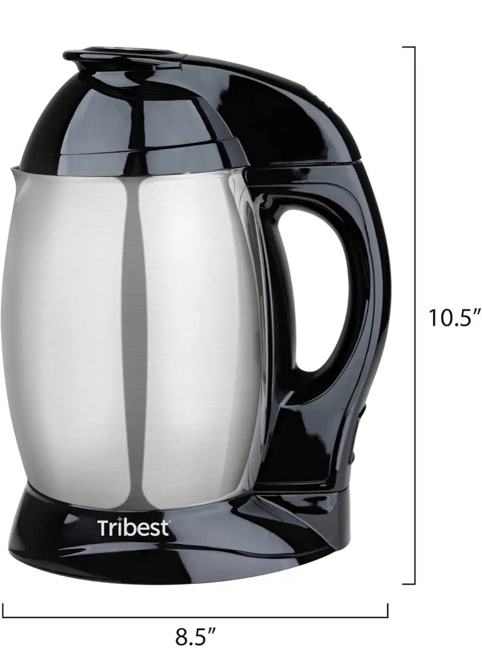Open Box Tribest SB-130 Soyabella, Automatic Soy Milk and Nut Milk Maker Machine, Stainless Steel Large, Silver by Selzalot