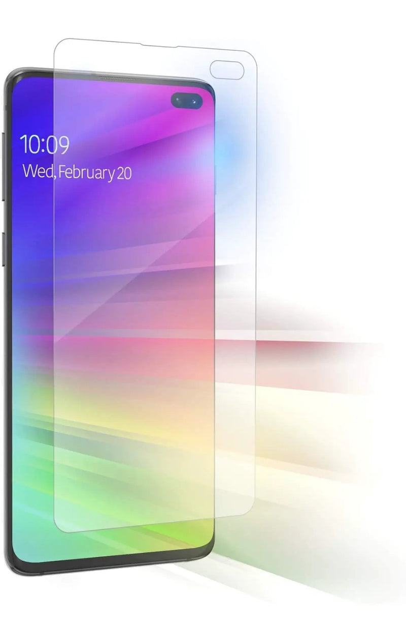 ZAGG InvisibleShield Ultra VisionGuard - Protect Your Eyes and Your Phone - for Samsung Galaxy S10+ - Case Friendly Screen Protection by Selzalot