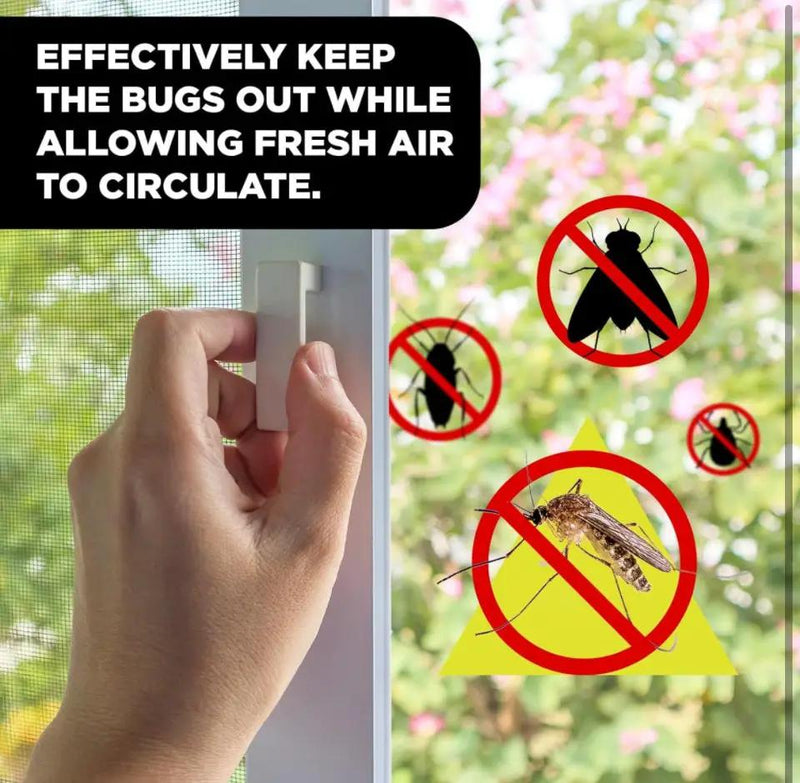 Docazoo DocaScreen Window Screen Replacement - DIY for House Windows, Door, Pool, Porch or Back Patio - Easy to Cut Fiberglass Roll Screen Door Mesh, by Selzalot