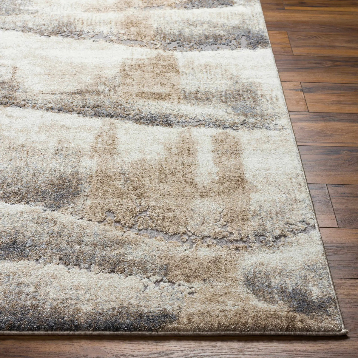 Banji Abstract Waves Area Rug, photo 3 of 9