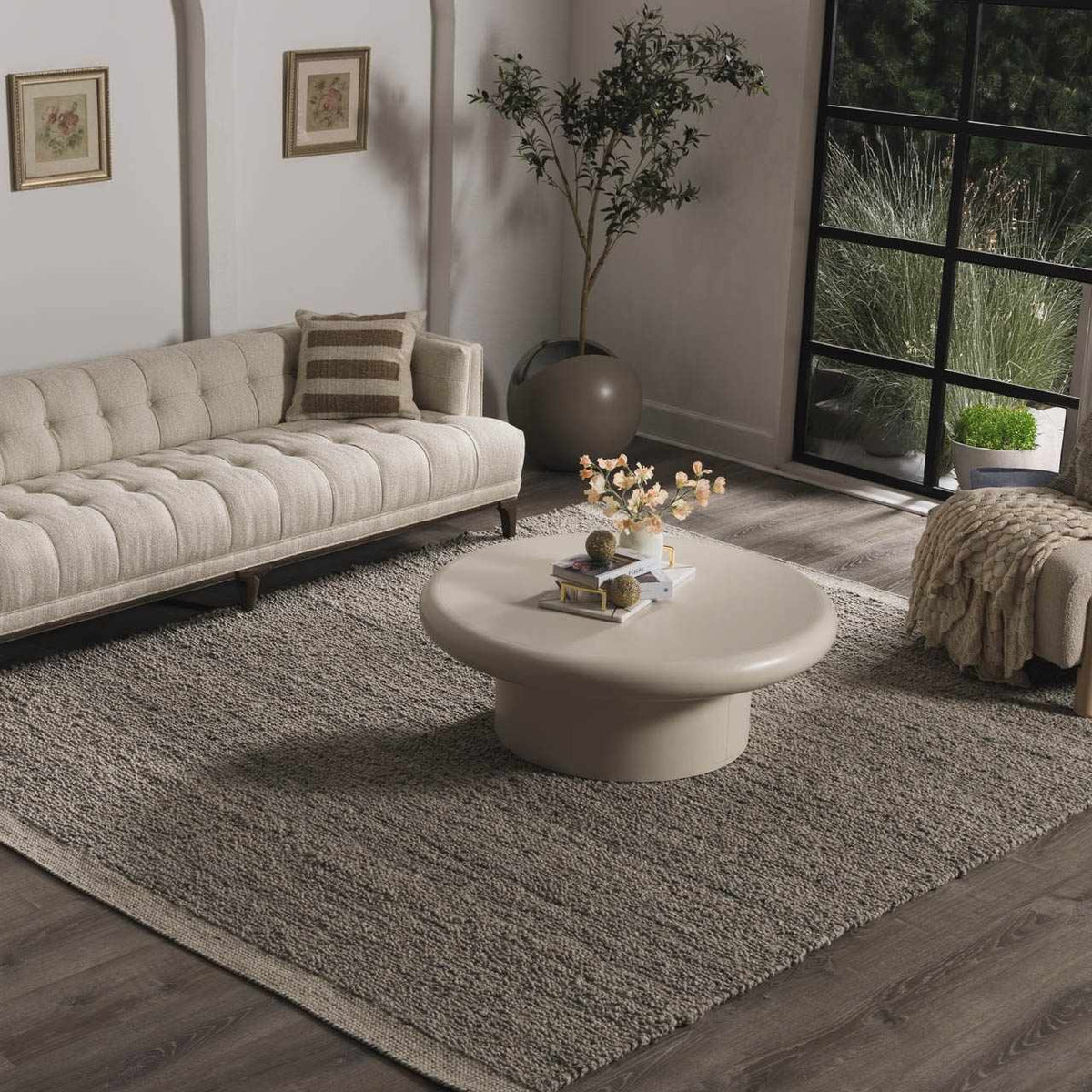 Basiao Area Rug - Clearance, installed in a room
