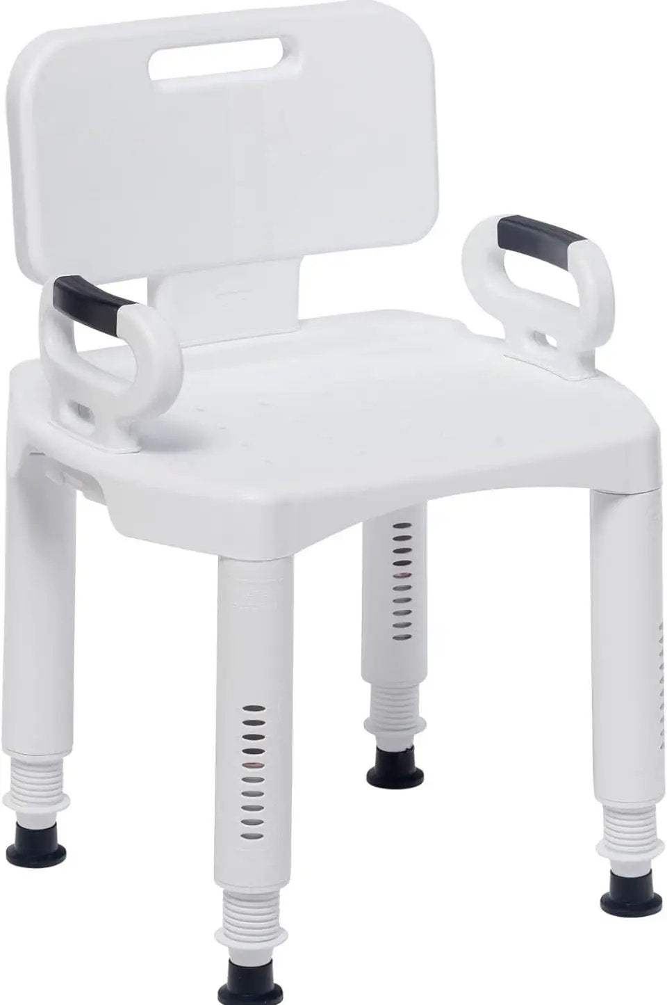 Drive Medical RTL12505 Shower Chair with Back and Arms by Selzalot