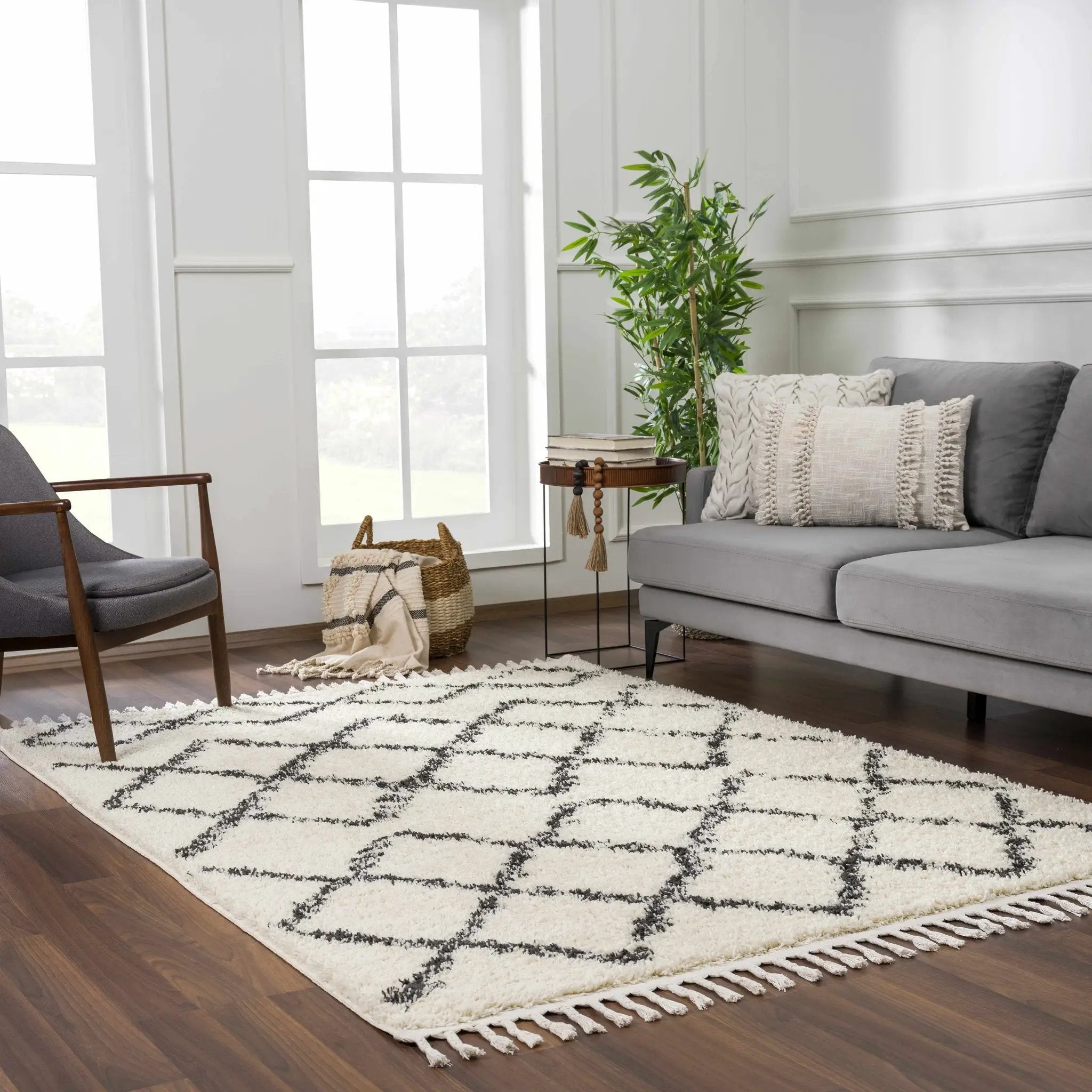 Wallagrass Moroccan Shag Rug - Clearance by Boutique Rugs