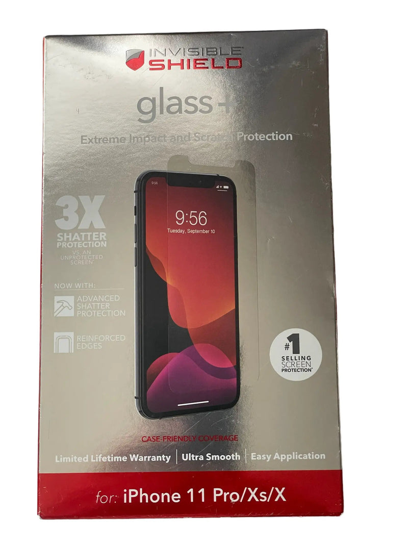 ZAGG InvisibleShield Glass+ Screen Protector – High-Definition Tempered Glass Made For Apple Iphone 11 Pro – Impact & Scratch Protection by Selzalot