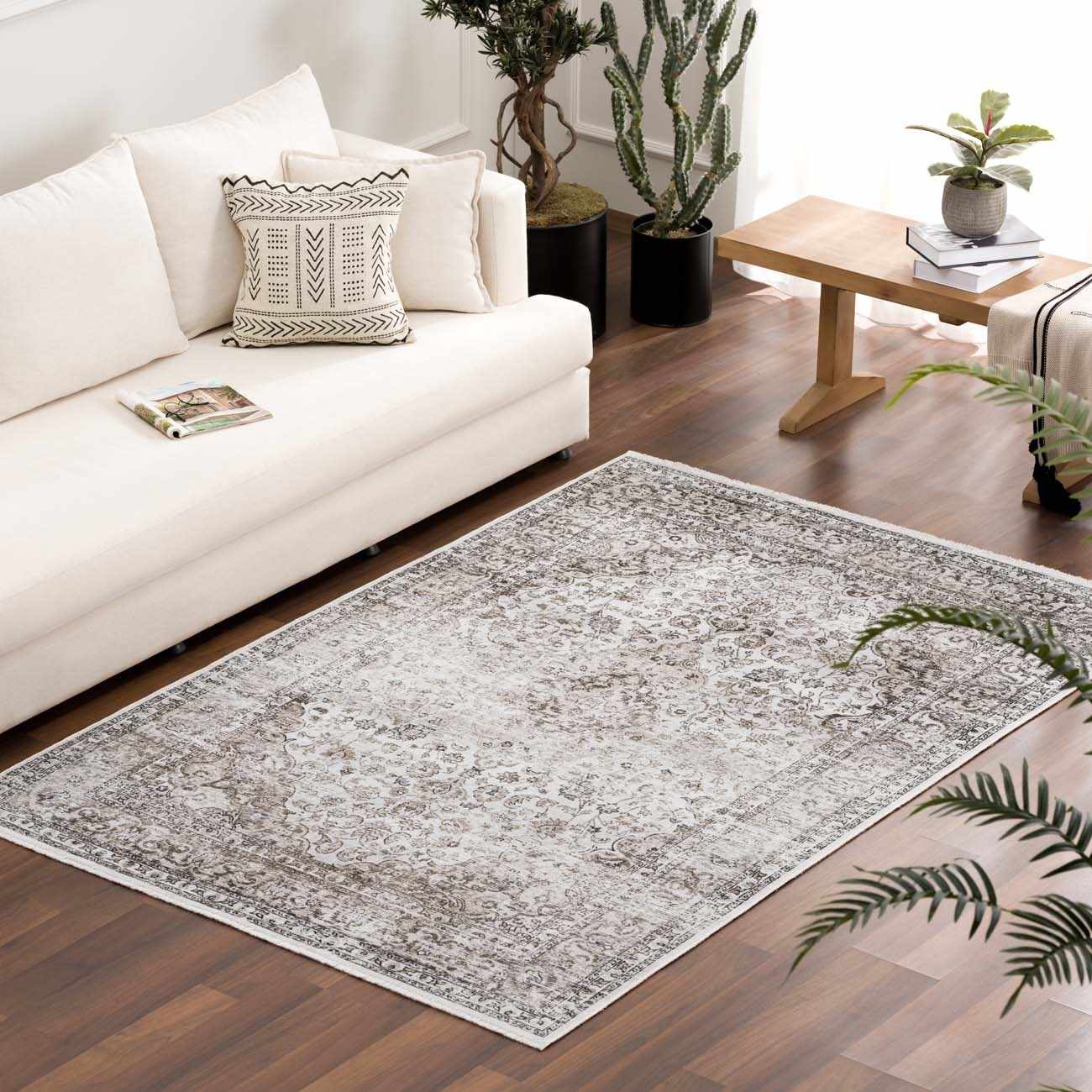 Pearl Holi-4601 Washable Area Rug by Boutique Rugs