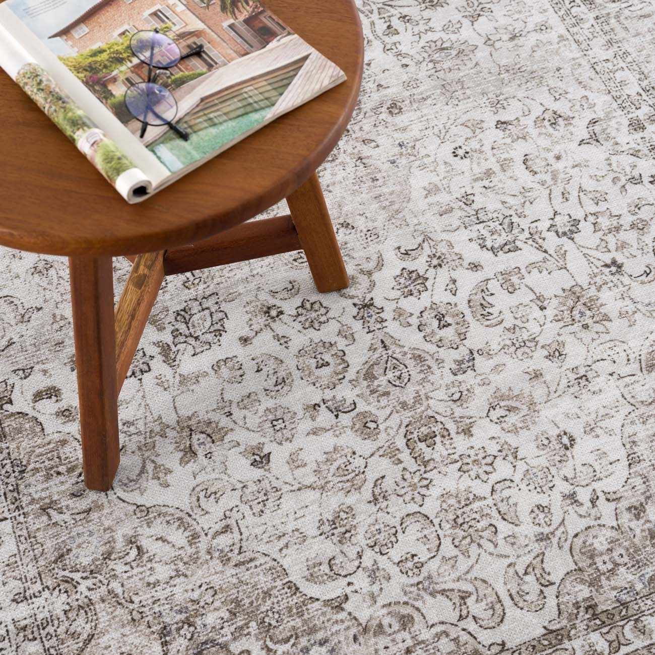 Pearl Holi-4601 Washable Area Rug by Boutique Rugs