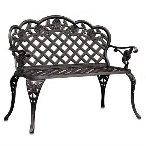 Cast Aluminum Outdoor Garden Bench by HomePacific