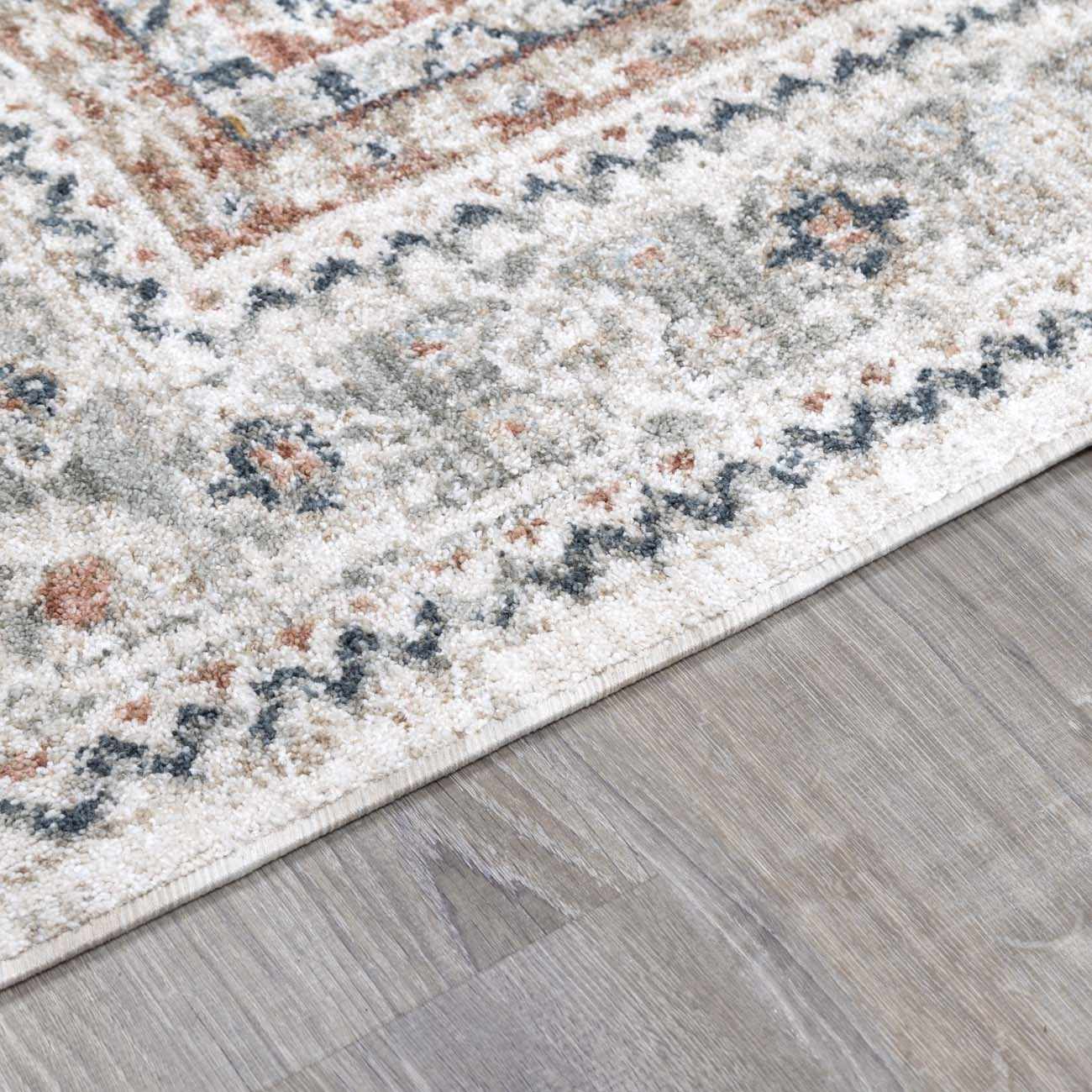 Kouta Cream Area Rug by Boutique Rugs