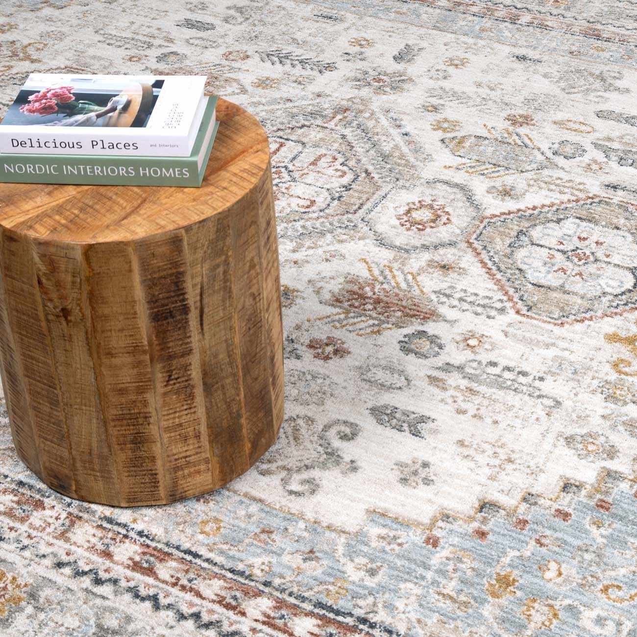Kouta Cream Area Rug by Boutique Rugs