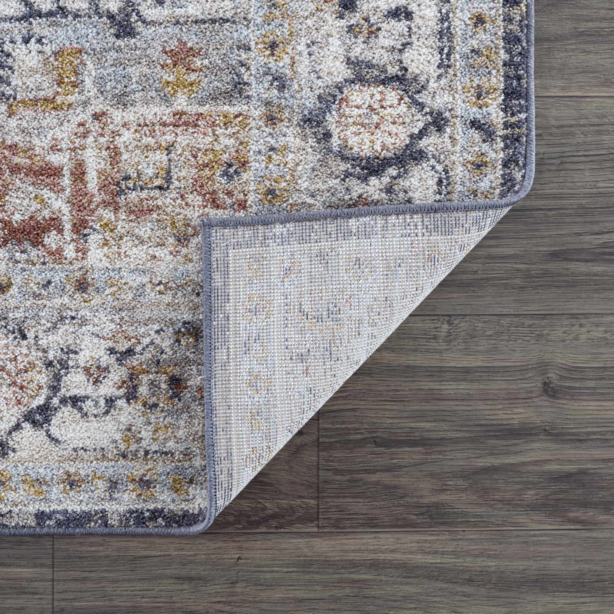 Ivria Navy & Rust Area Rug by Boutique Rugs