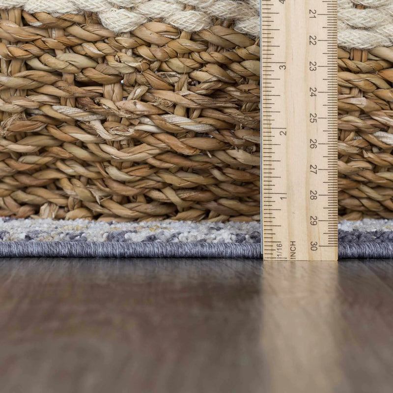 Ivria Navy & Rust Area Rug by Boutique Rugs