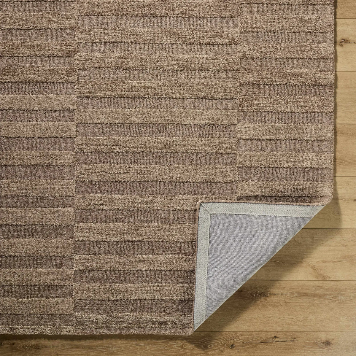 Idaho Broken-Striped Brown Area Rug, photo 6 of 8