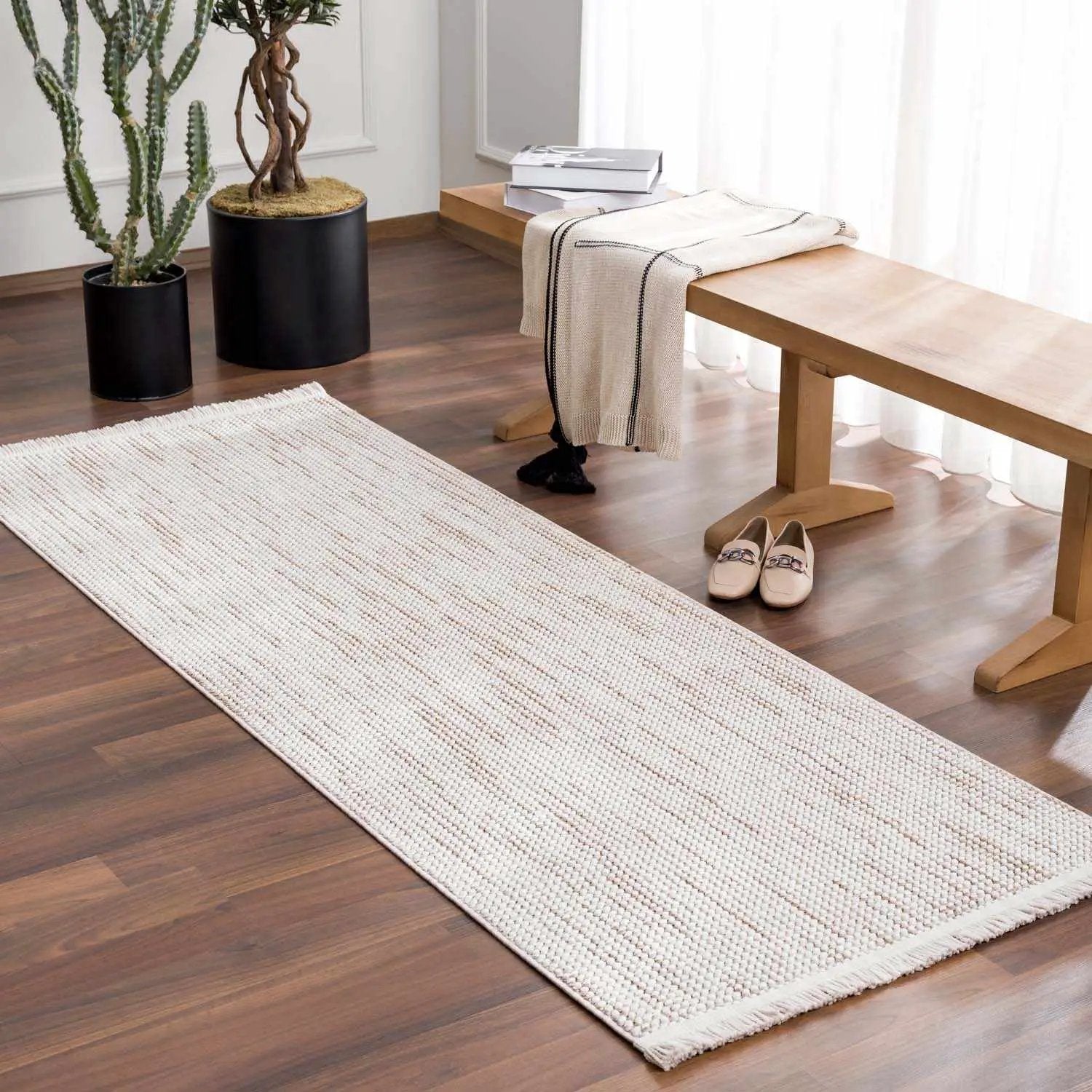 Gowan Beige Area Rug by Boutique Rugs