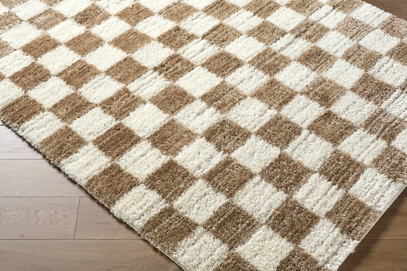 Belita Cream Luxe Shag Area Rug by Boutique Rugs