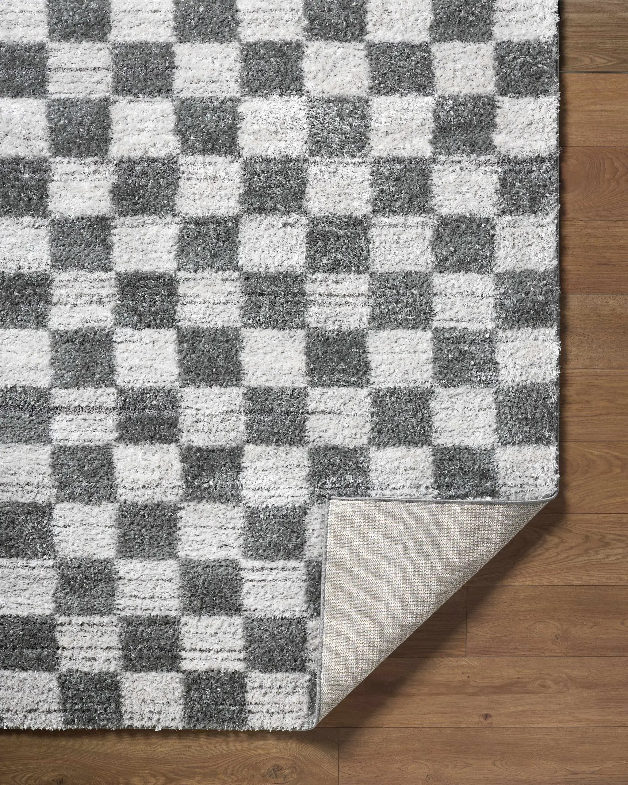 Belita Charcoal Luxe Shag Area Rug by Boutique Rugs