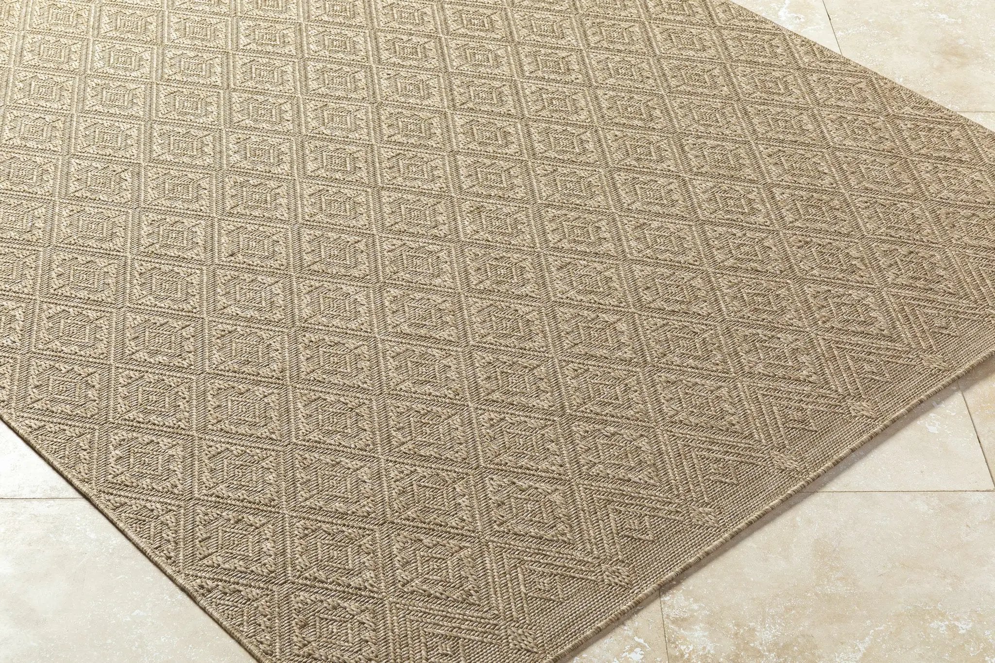 Bandit Brown Outdoor Area Rug by Boutique Rugs