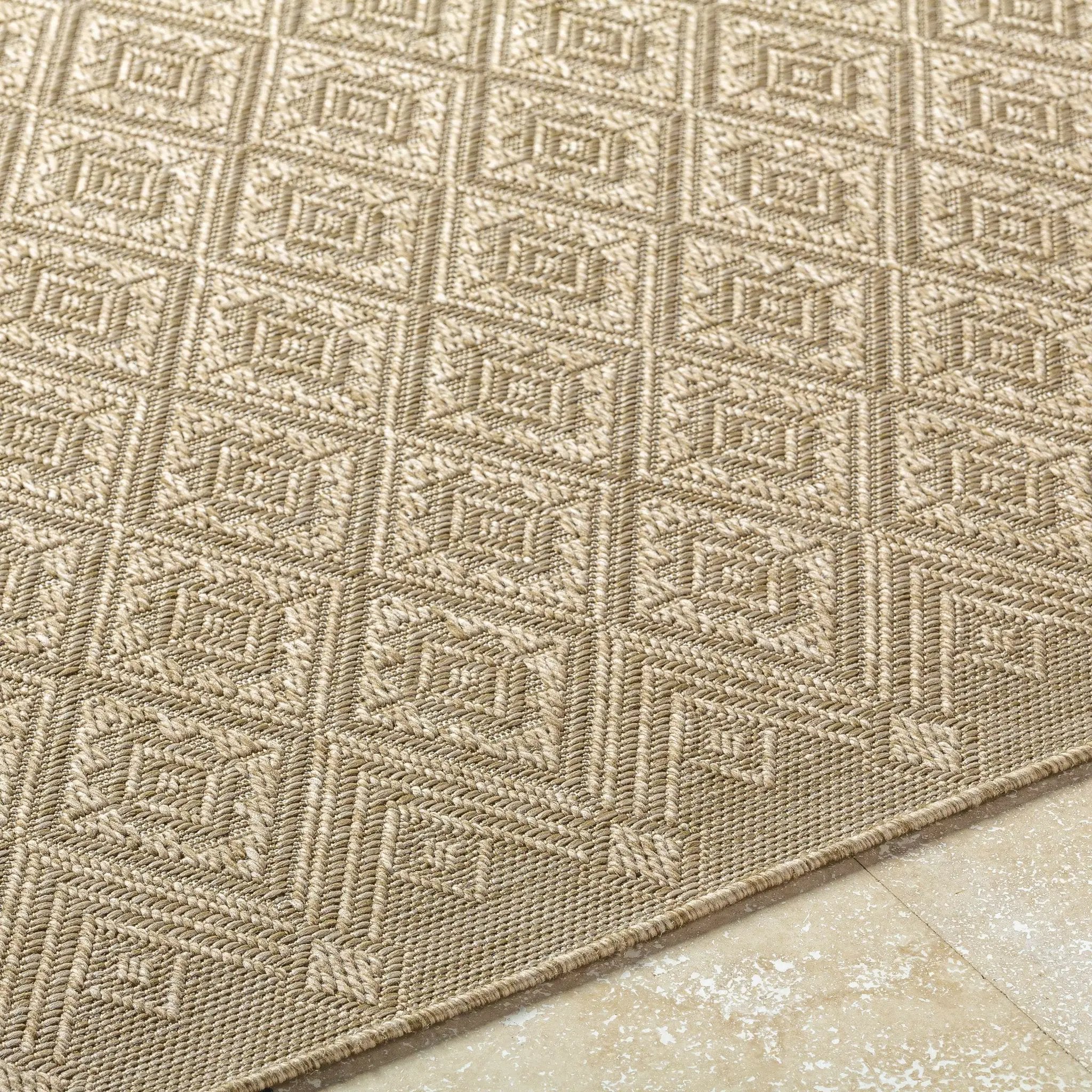 Bandit Brown Outdoor Area Rug by Boutique Rugs