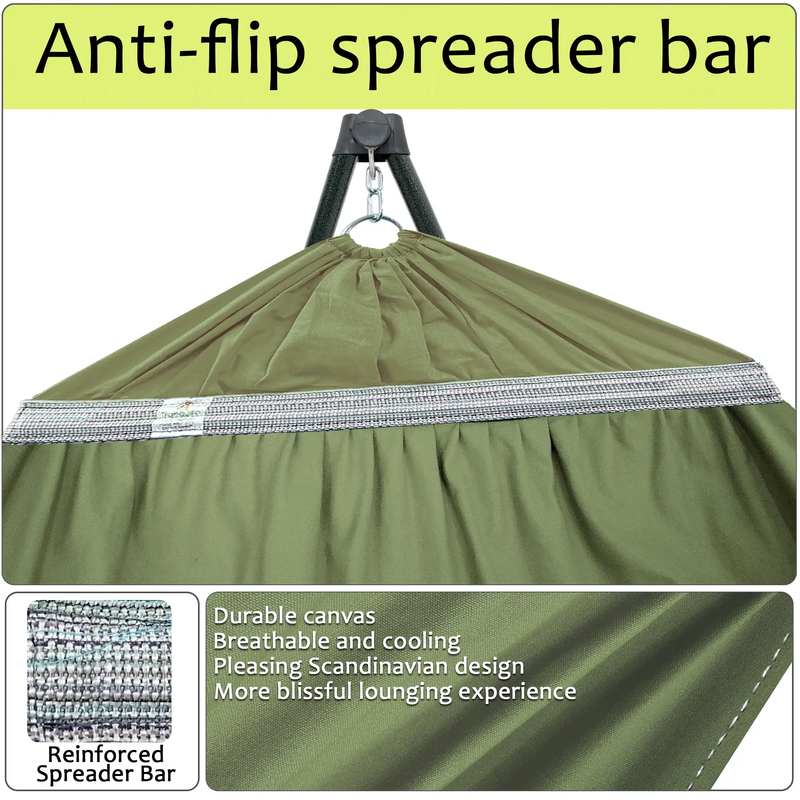 Tranquillo Universal Canvas Hammock Medium Size for Ultimate Comfort and Style by Megsu