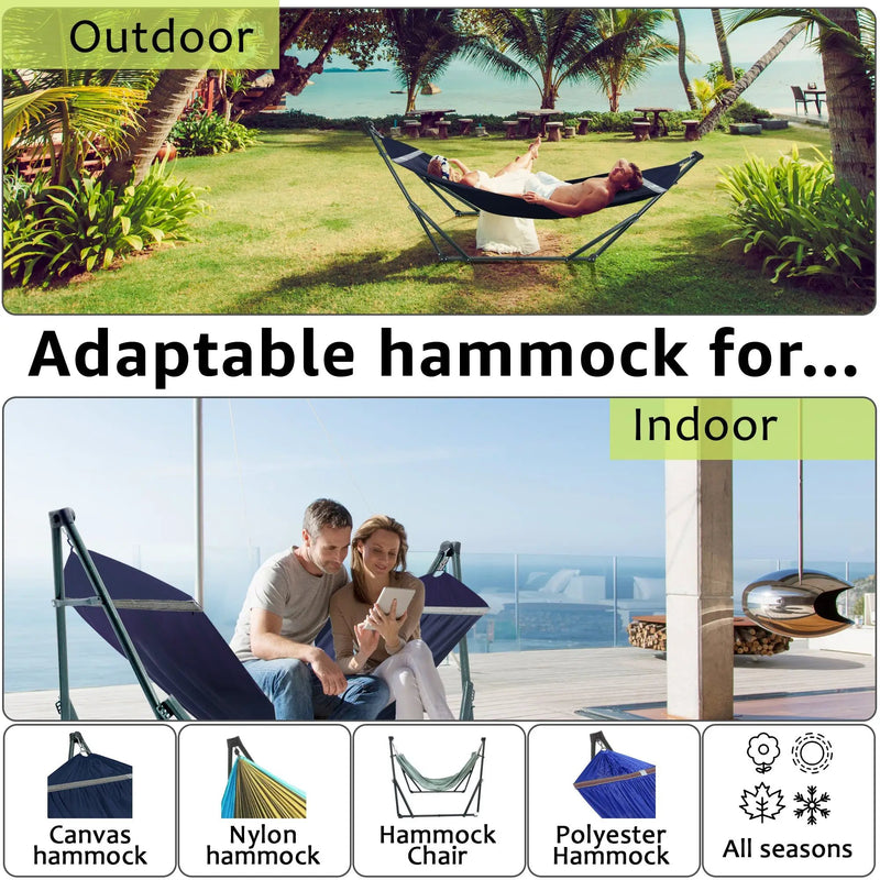 Tranquillo Universal Canvas Hammock Medium Size for Ultimate Comfort and Style by Megsu