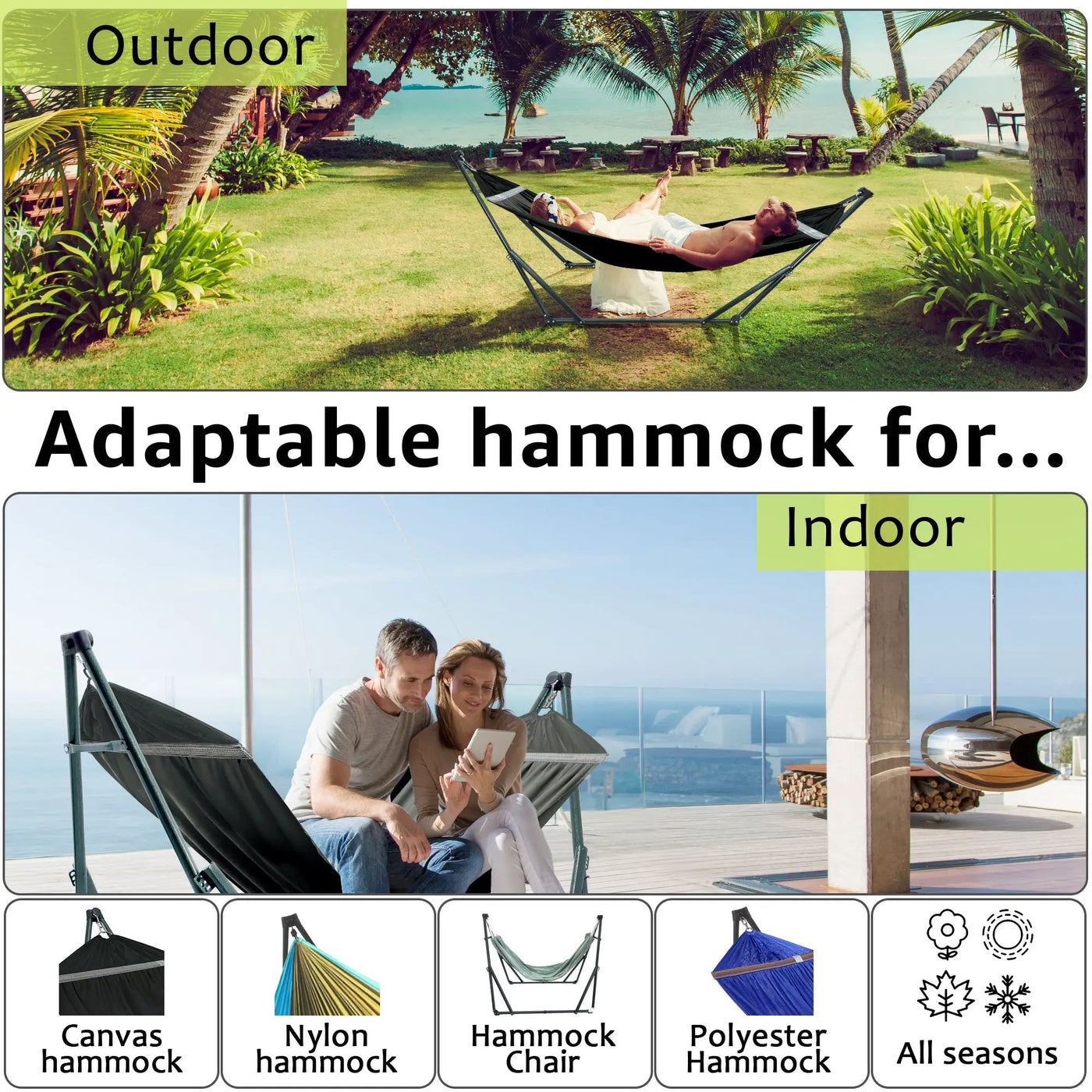Universal Canvas Hammock Medium Size by Megsu