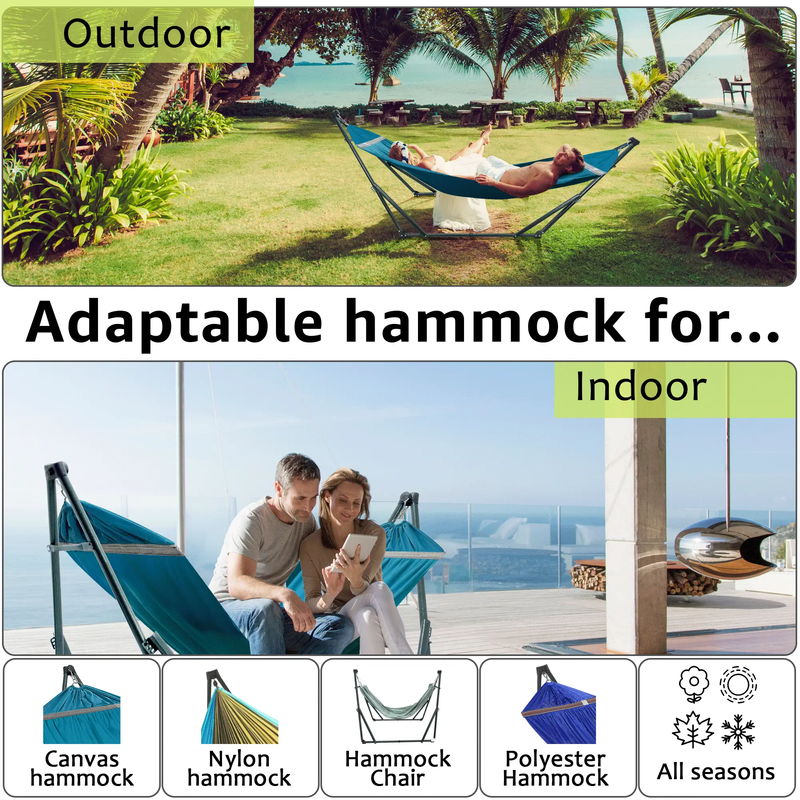 Tranquillo Universal Canvas Hammock Medium Size for Ultimate Comfort and Style by Megsu