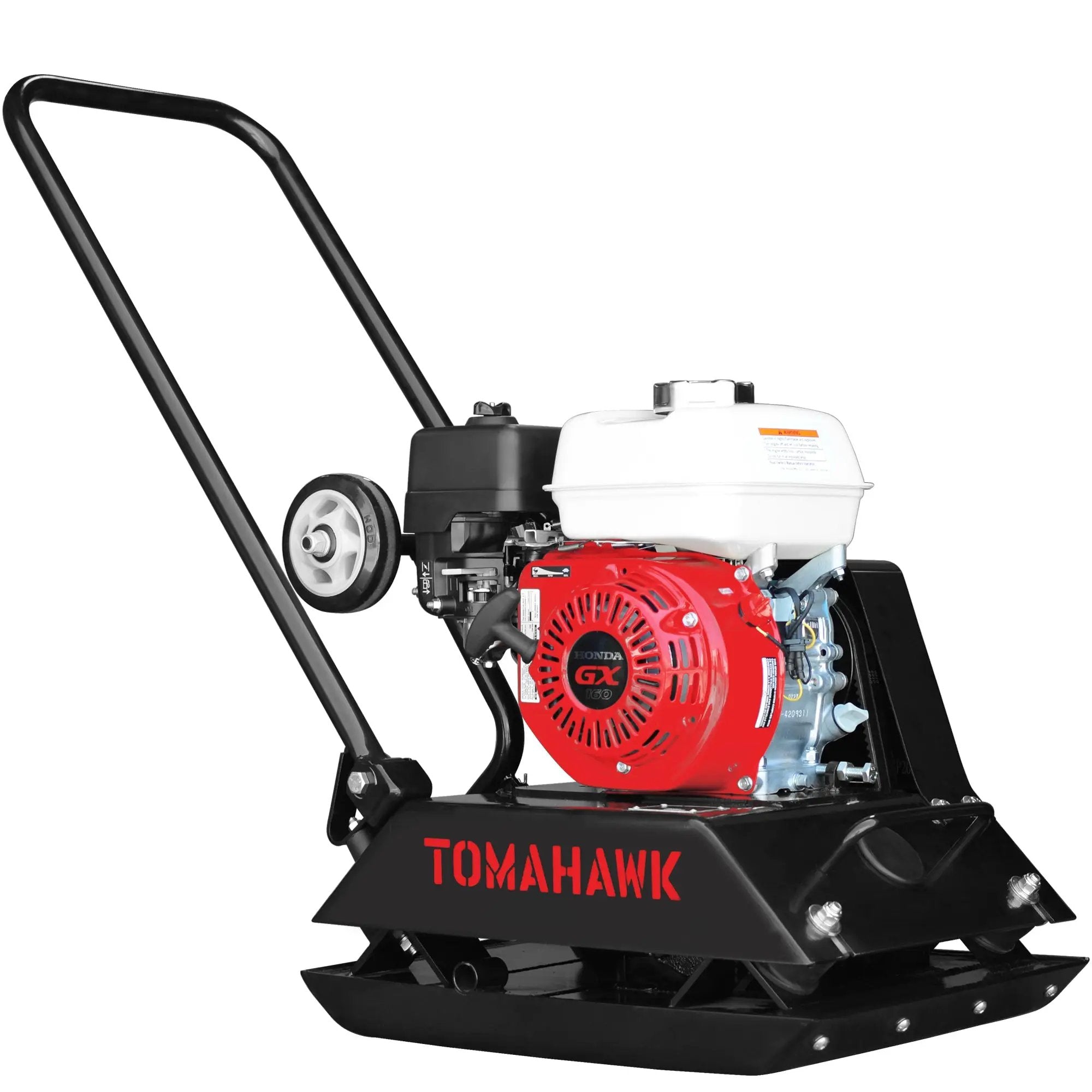 5.5 HP Honda Vibratory Plate Compactor Tamper for Ground, Gravel, Dirt, Asphalt, Compaction by Tomahawk Power