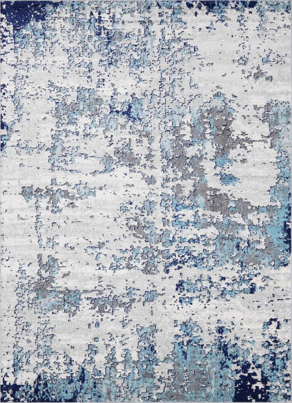Beverly Abstract Blue Area Rug, photo 24 of 34