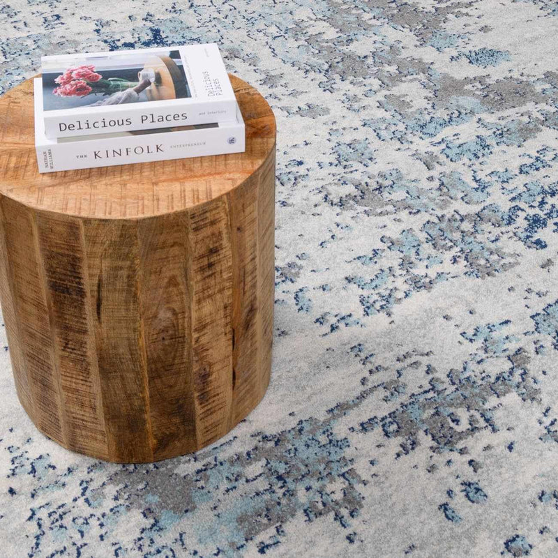 Beverly Abstract Blue Area Rug by Boutique Rugs