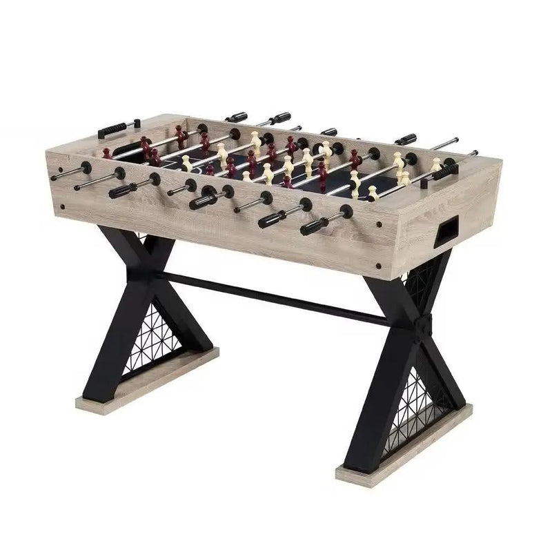 Sturdy X-Leg Industrial Modern Style 48-inch Foosball Table with 2 Balls by HomePacific