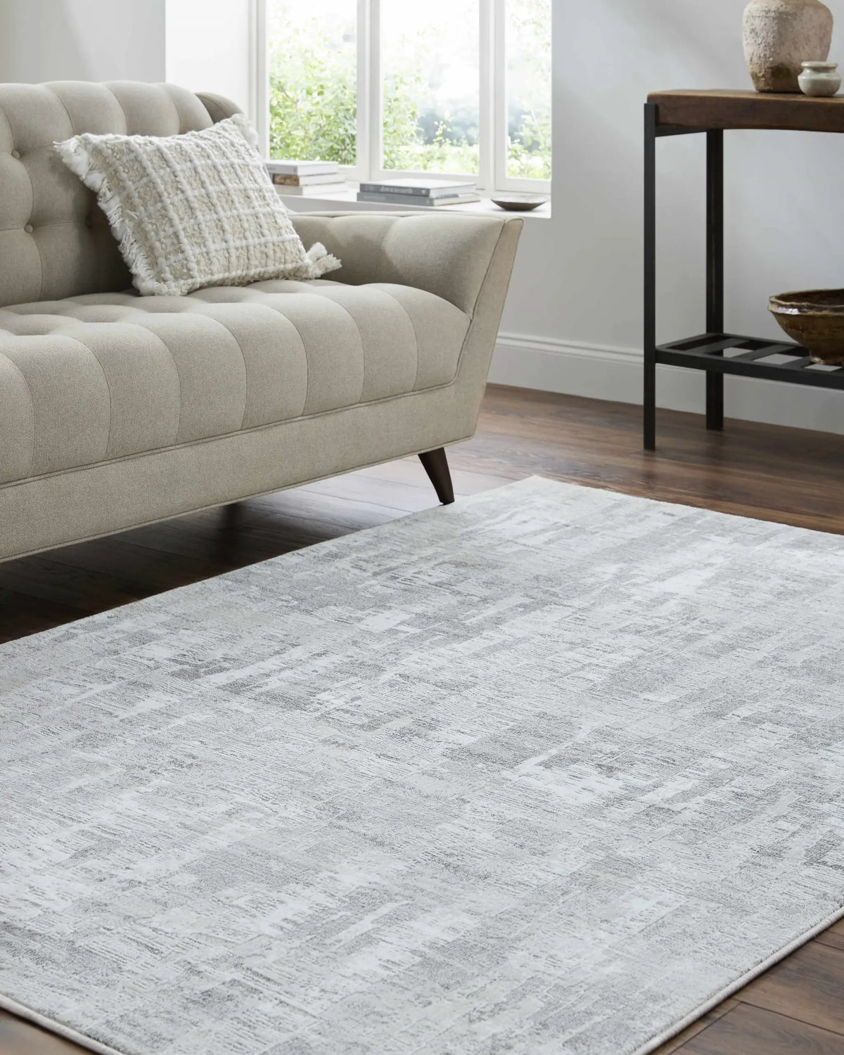 Branka Area Rug, installed in a room