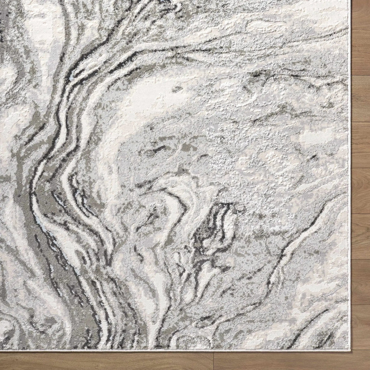 Brandi Gray Marble Area Rug, photo 9 of 12