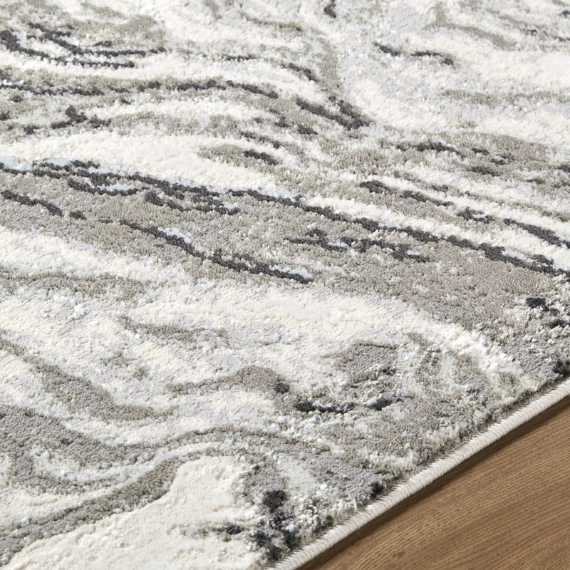 Brandi Gray Marble Area Rug by Boutique Rugs