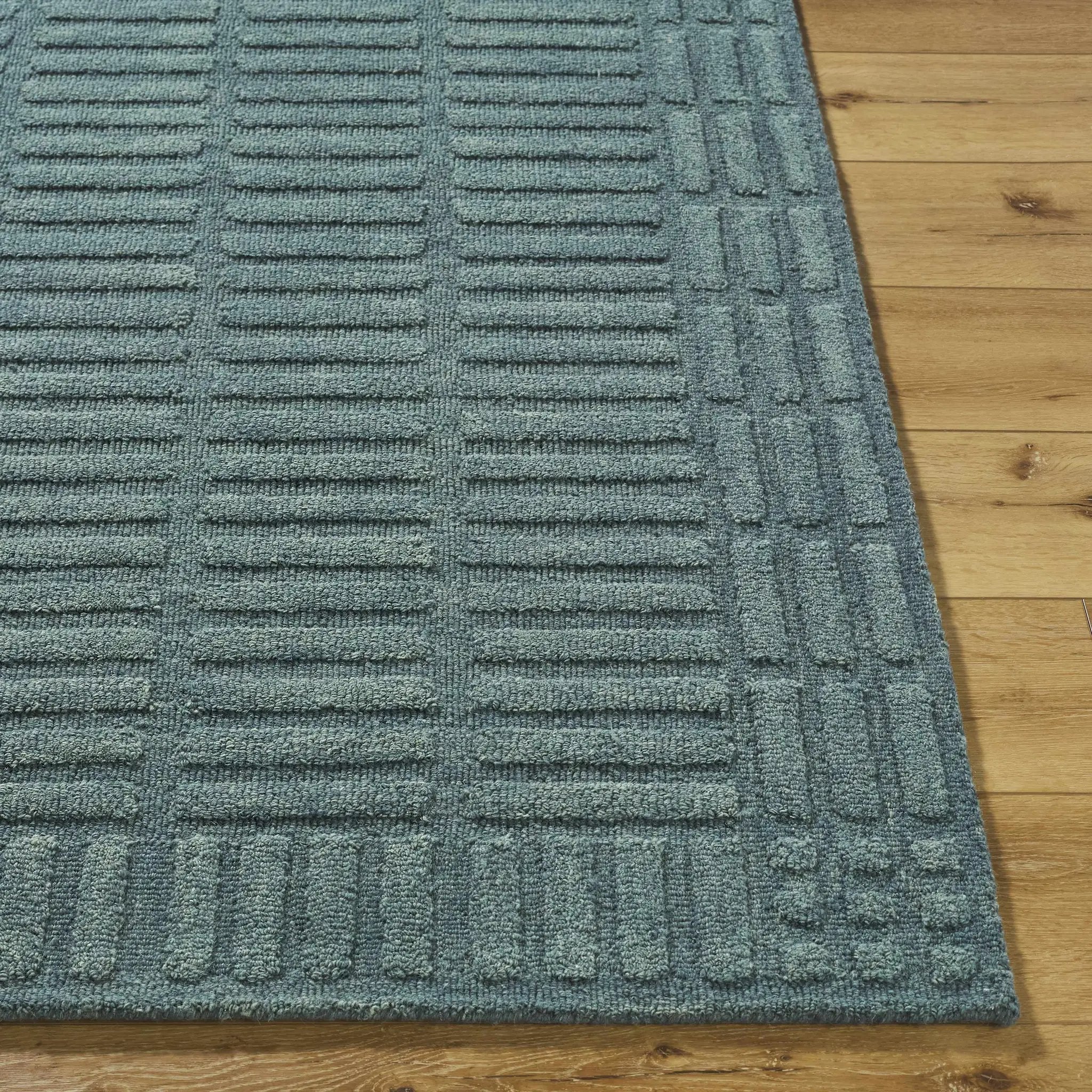 Birger Slate Blue Area Rug by Boutique Rugs