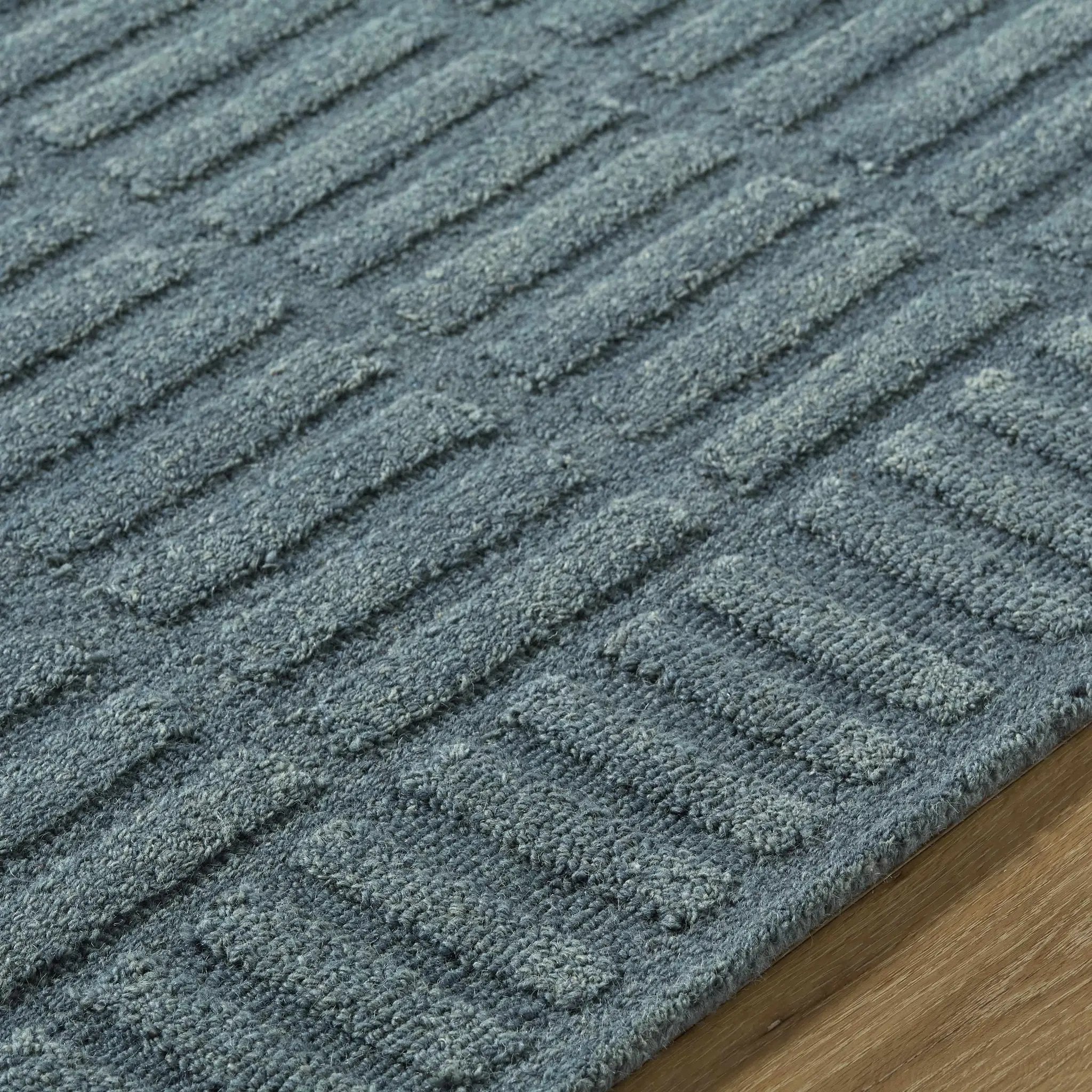 Birger Slate Blue Area Rug by Boutique Rugs
