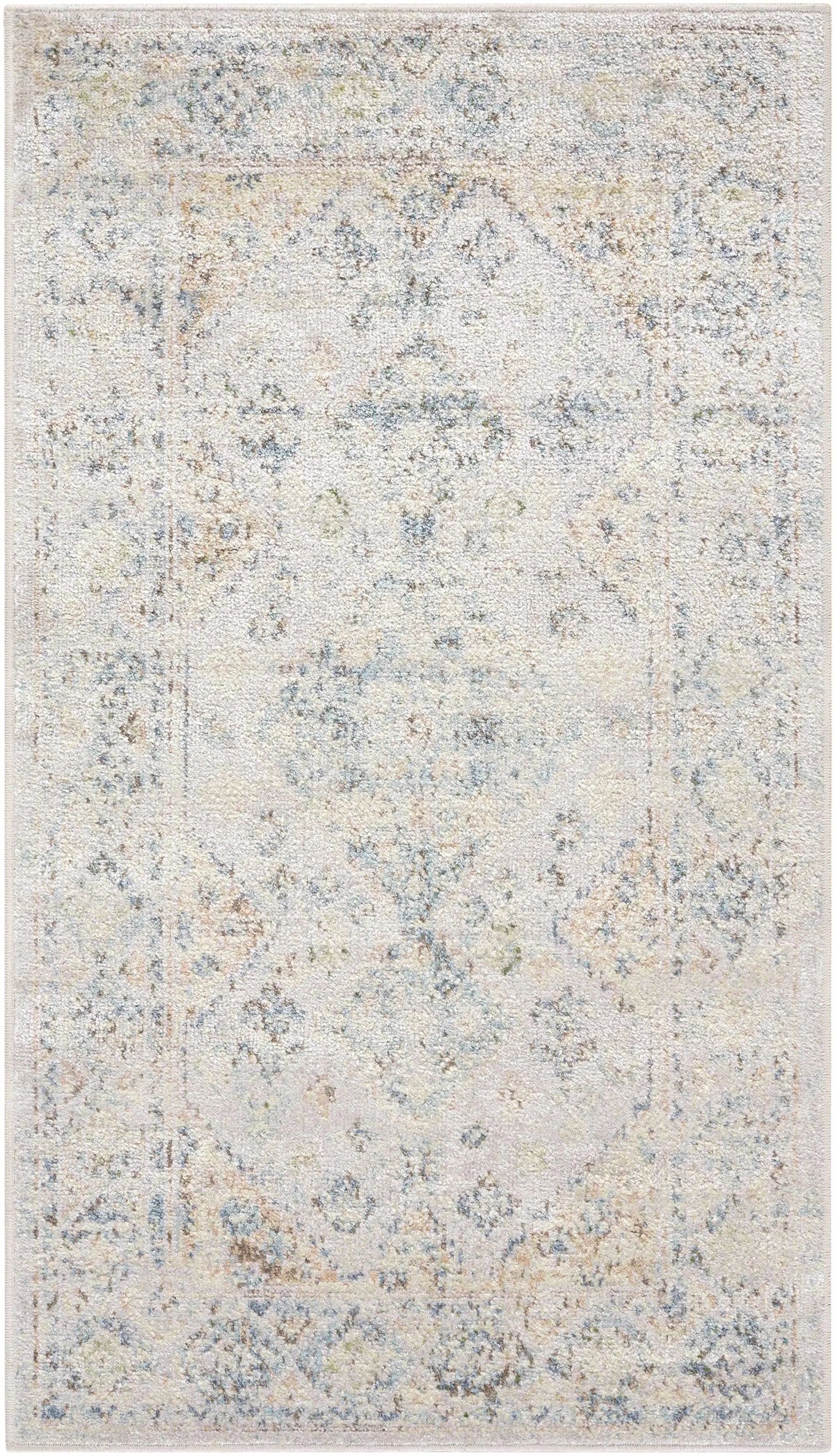 Bhavya Cream Washable Area Rug