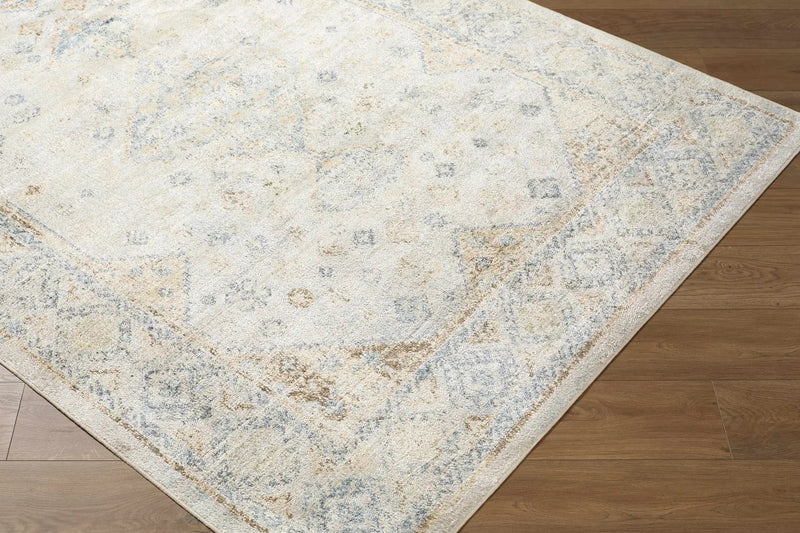 Bhavya Cream Washable Area Rug by Boutique Rugs