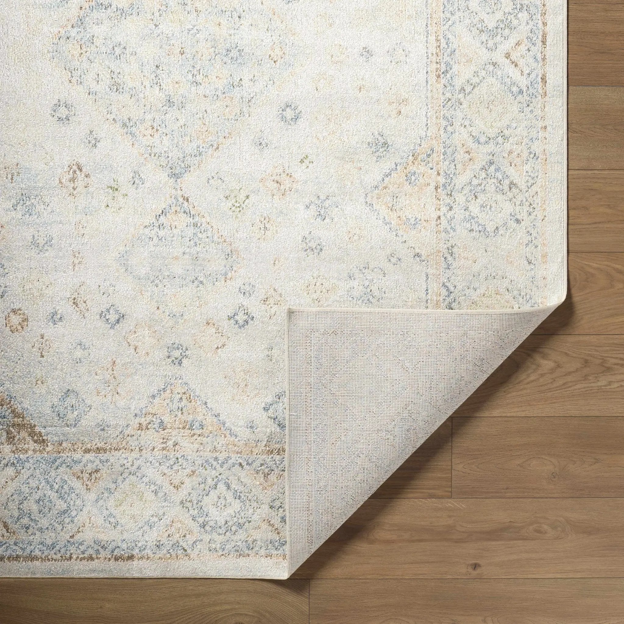 Bhavya Cream Washable Area Rug by Boutique Rugs