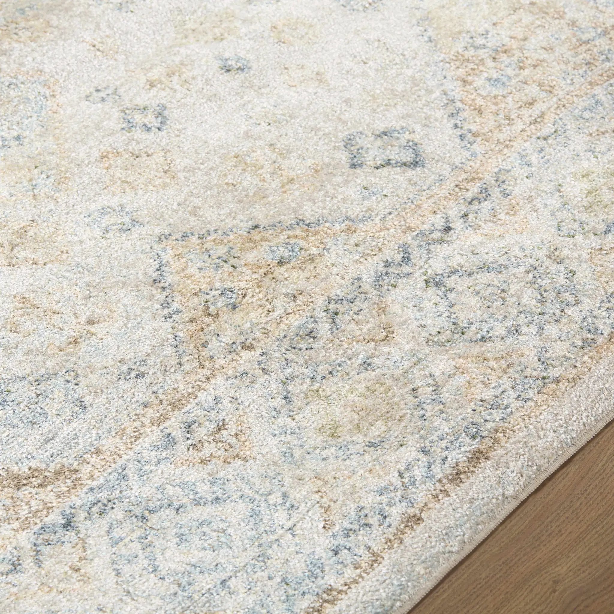 Bhavya Cream Washable Area Rug by Boutique Rugs