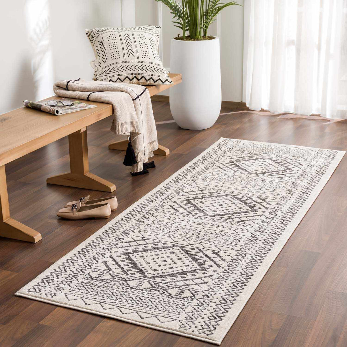 Merriott Area Rug, installed in a room 2
