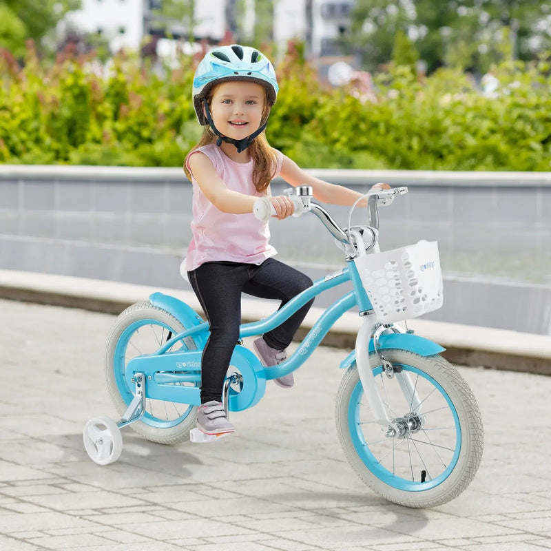 14/16/18 Inch Kids Bike with Dual Brakes and Adjustable Seat by DirectDeals