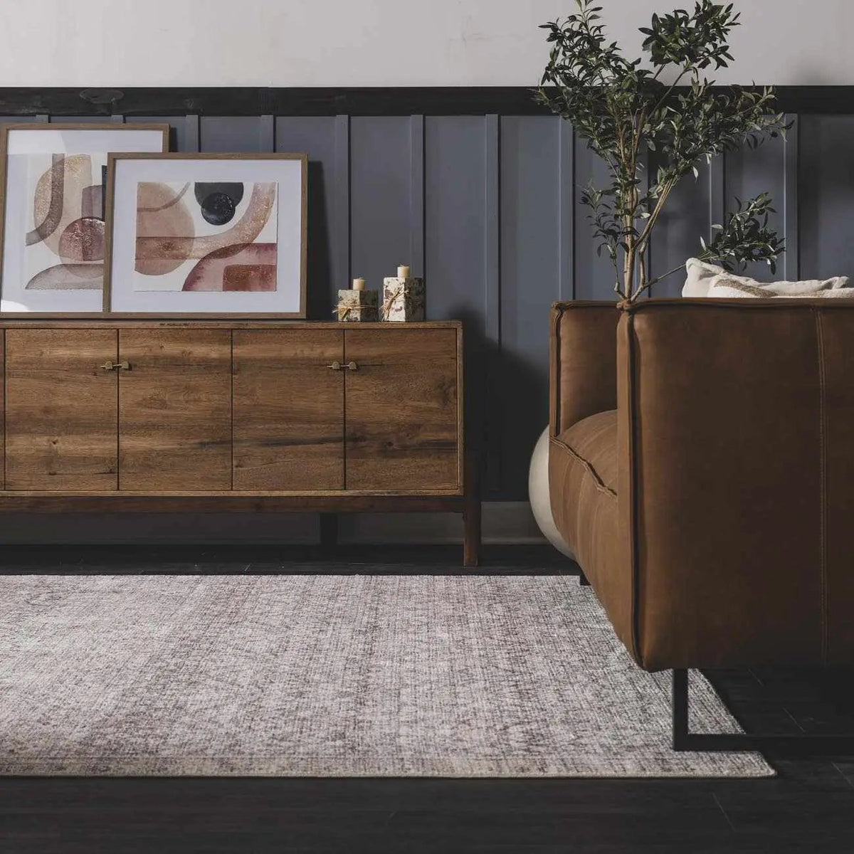 Collins Avenue Machine Woven Galey Alix x LIVABLISS GACA-2303 Area Rug, installed in a room 3
