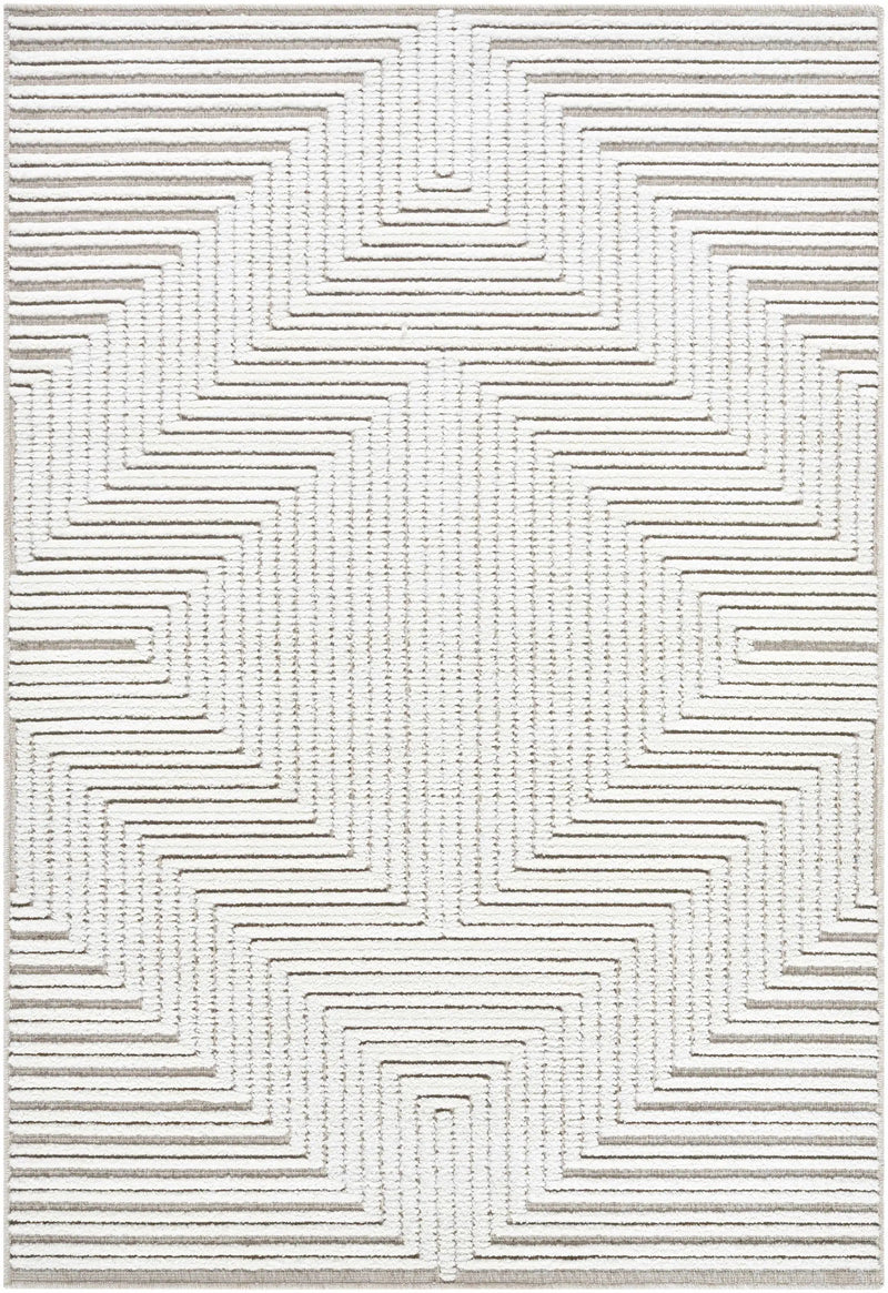 Briana Beige Washable Area Rug by Boutique Rugs