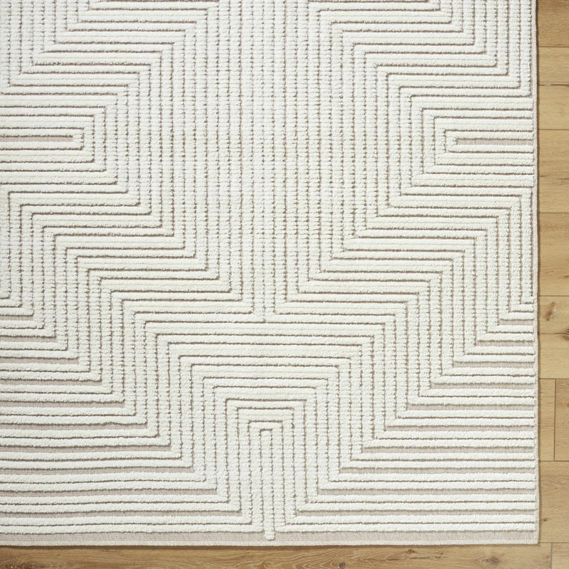 Briana Beige Washable Area Rug by Boutique Rugs