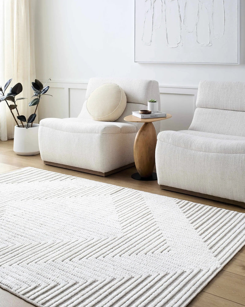 Briana Beige Washable Area Rug by Boutique Rugs