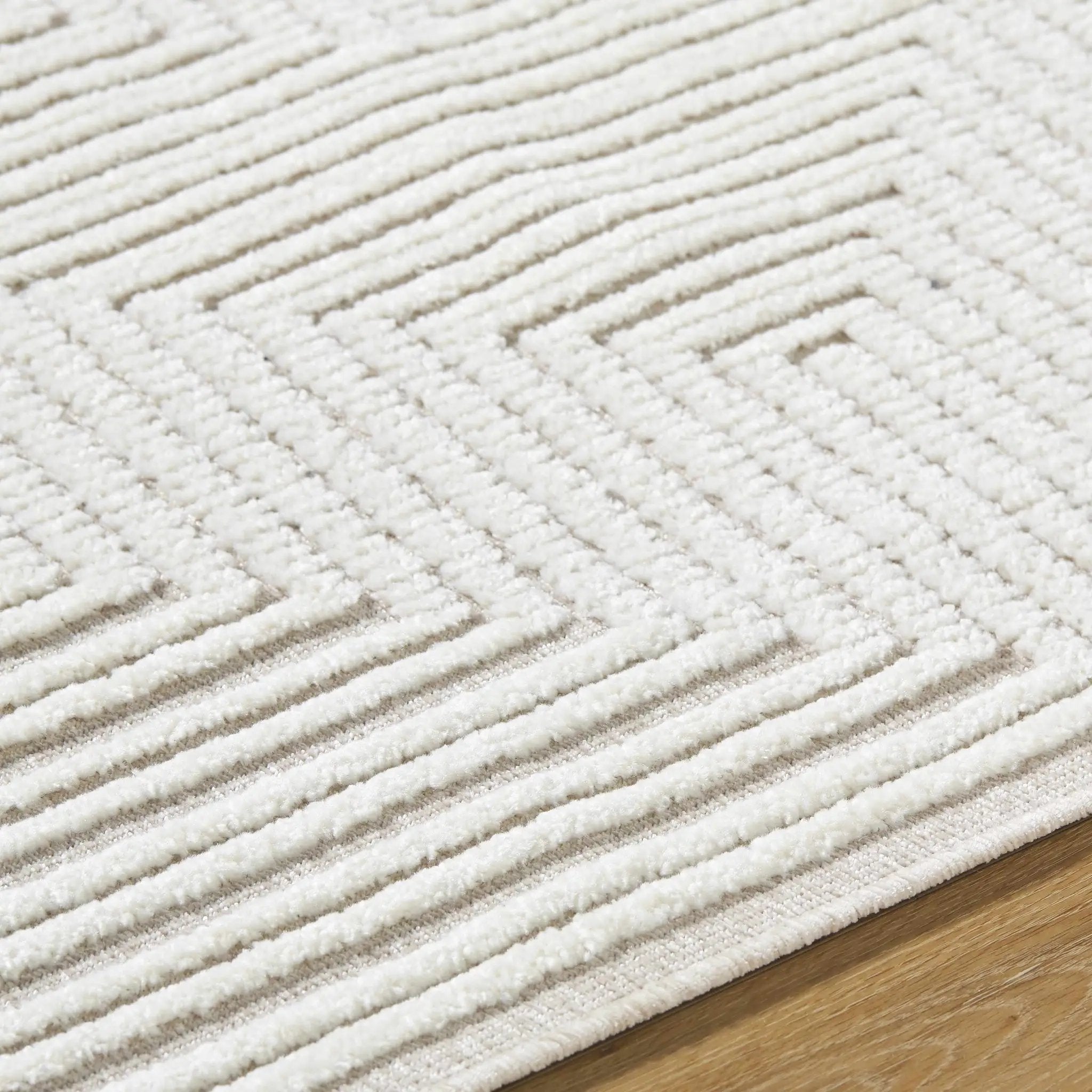 Briana Beige Washable Area Rug by Boutique Rugs