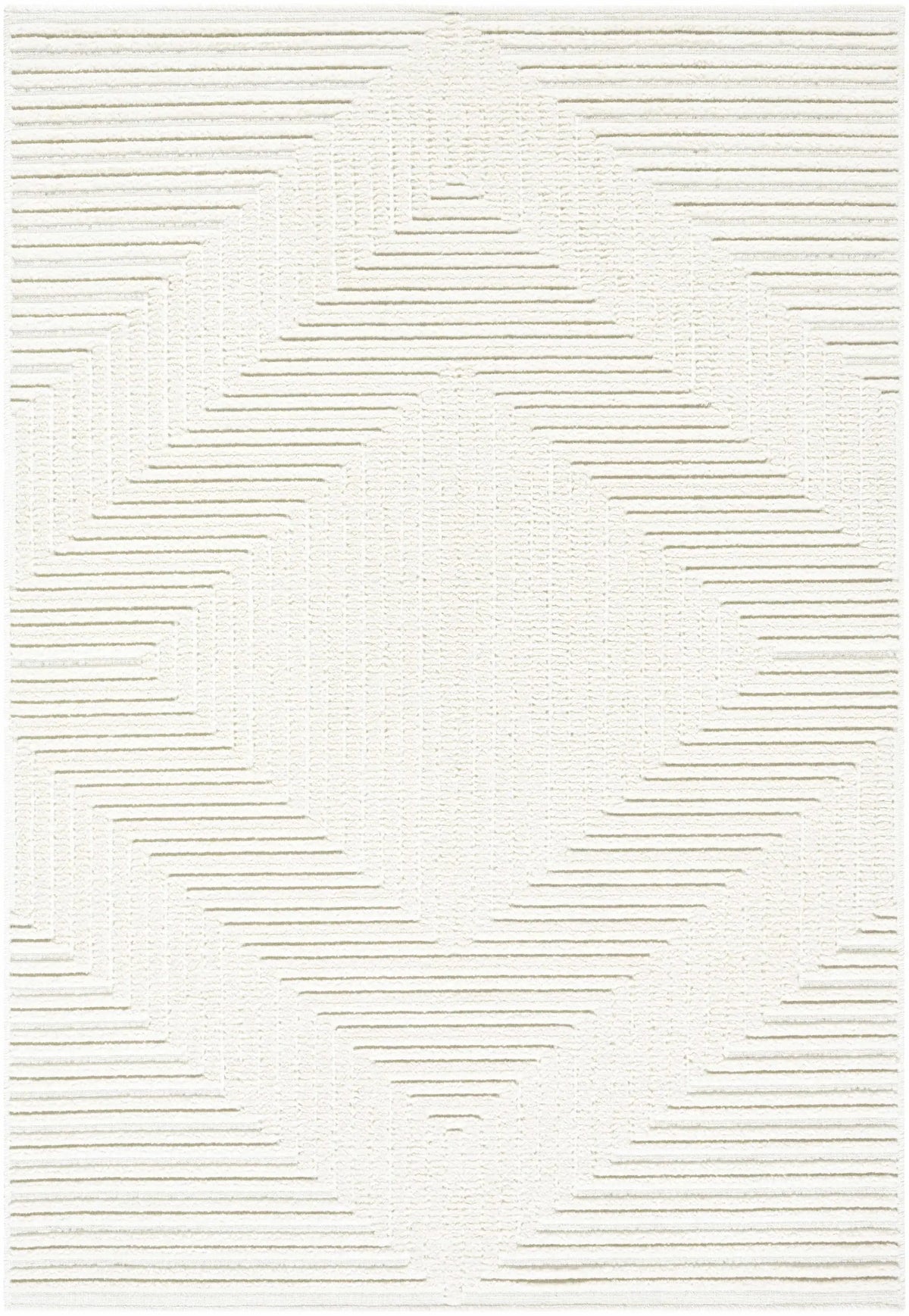 Briana Off-White Washable Area Rug