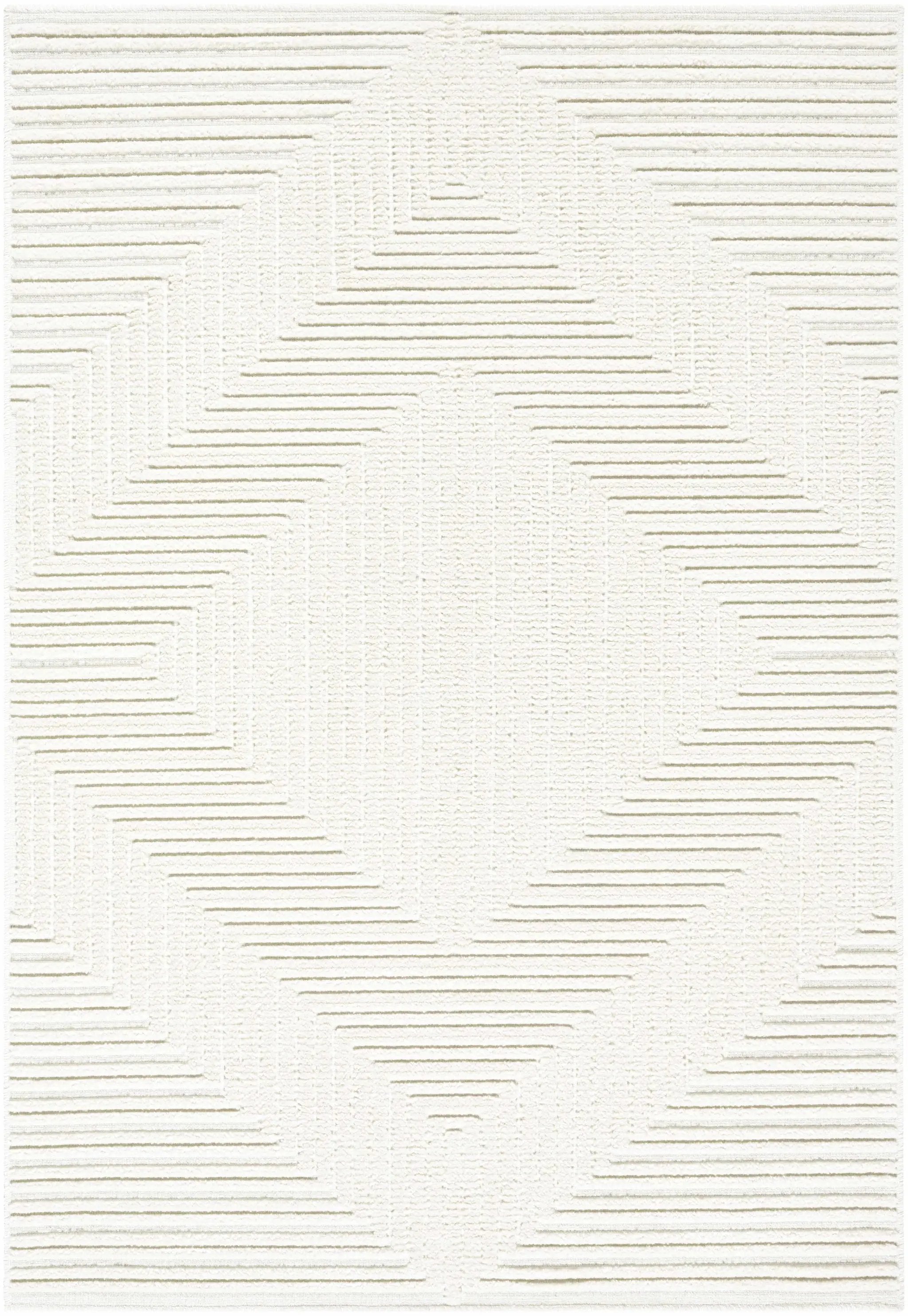 Briana Off-White Washable Area Rug by Boutique Rugs