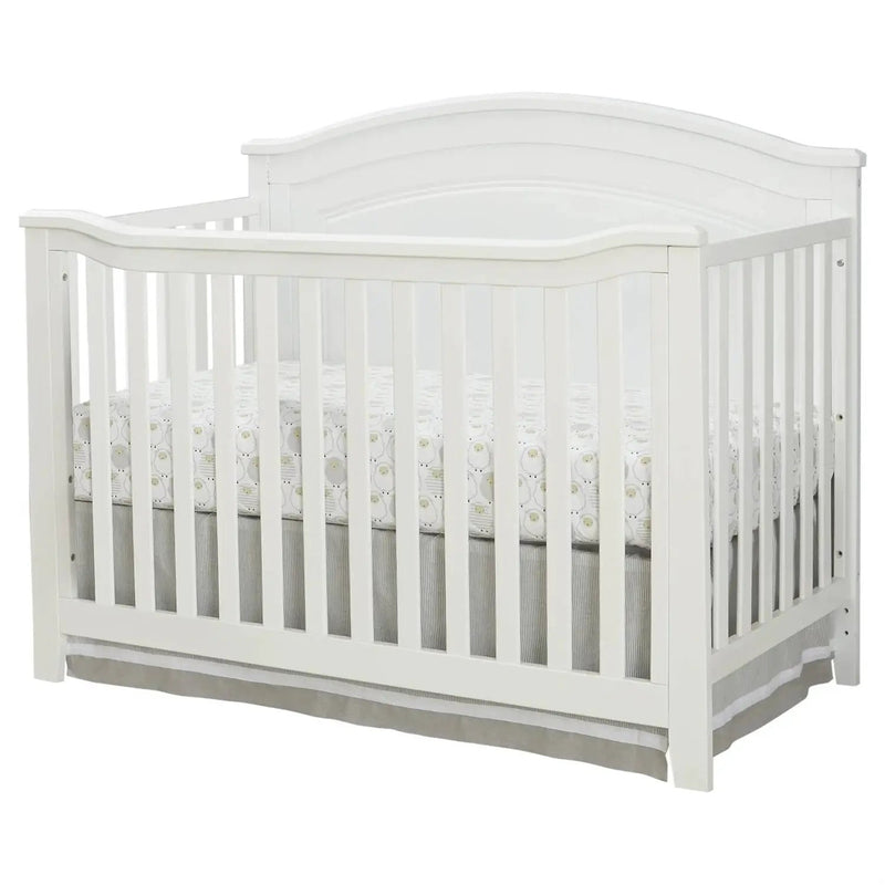 SF Home Solid Wood Convertible Crib in White - Toddler Bed Sold Separately by HomePacific