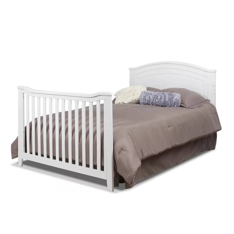 SF Home Solid Wood Convertible Crib in White - Toddler Bed Sold Separately by HomePacific
