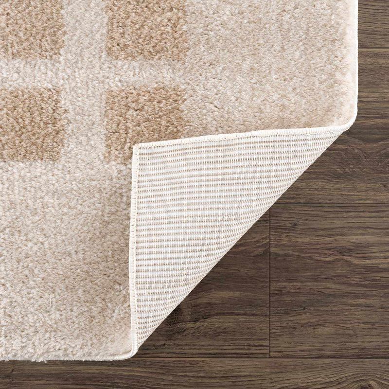 Baback Beige Washable Area Rug by Boutique Rugs